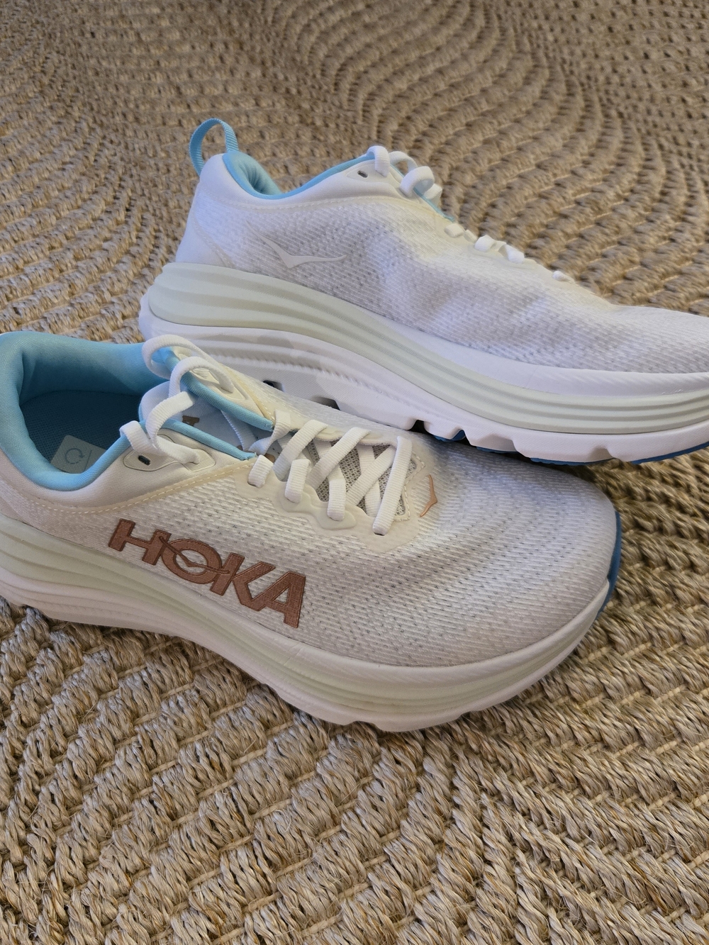 Hoka Gaviota 5 Sneakers  SIZE 8.5D WIDE White